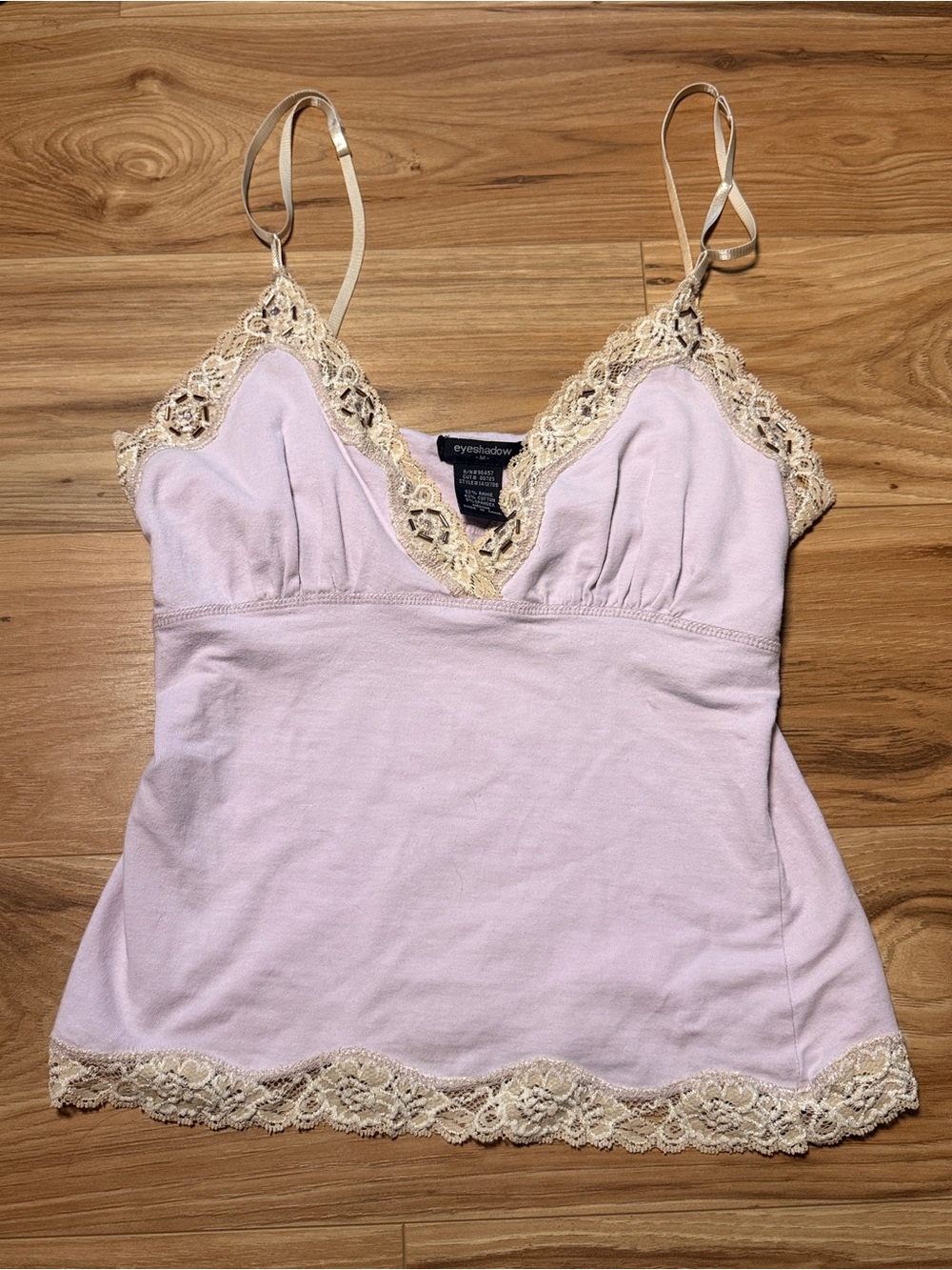 Lavender Lace Trim Camisole